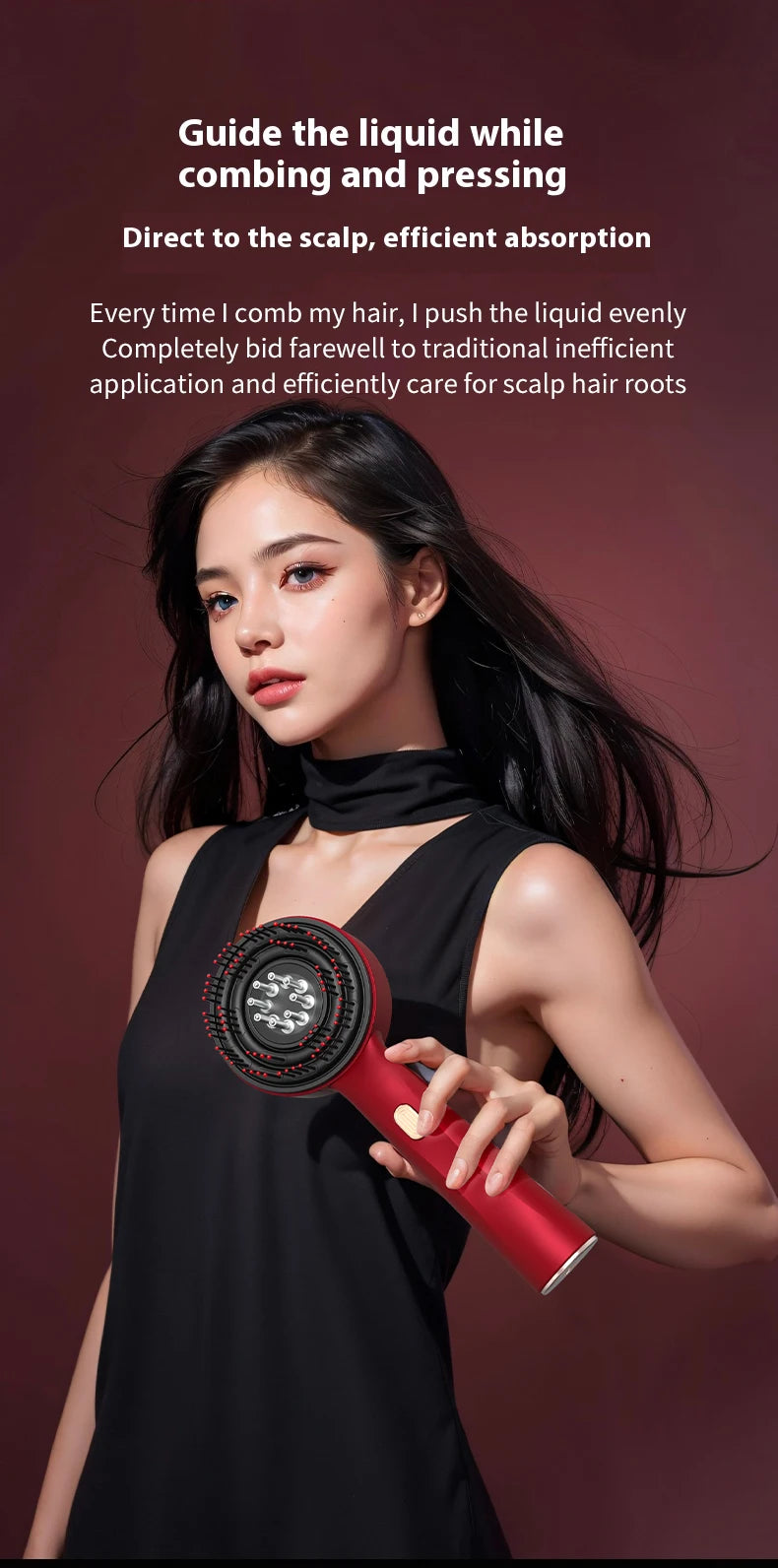 VELYRA™ Red Light Scalp Massage Comb