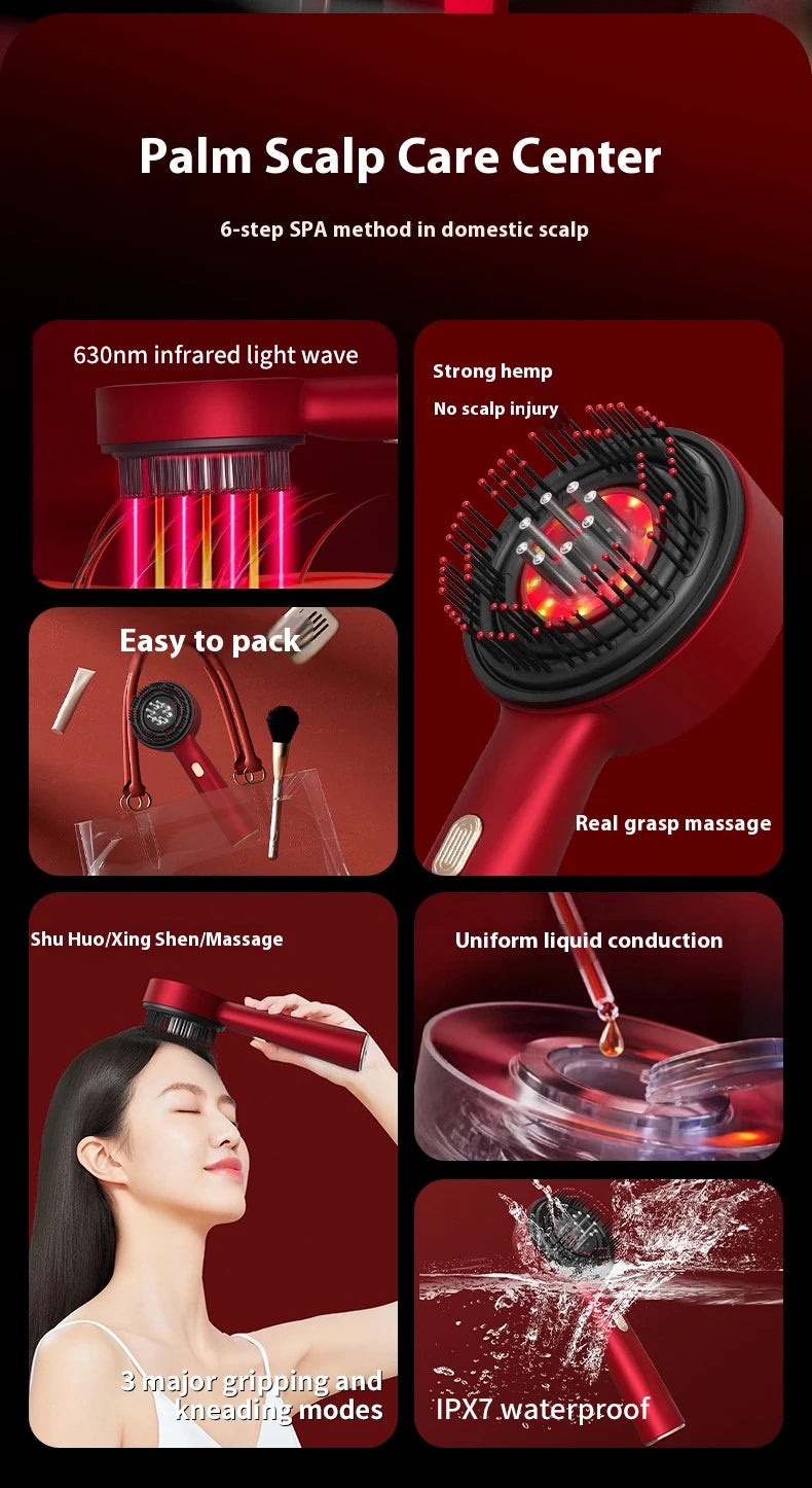 VELYRA™ Red Light Scalp Massage Comb