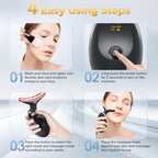 VELYRA™ 7-LED Color Vibrating Neck & Face Massager